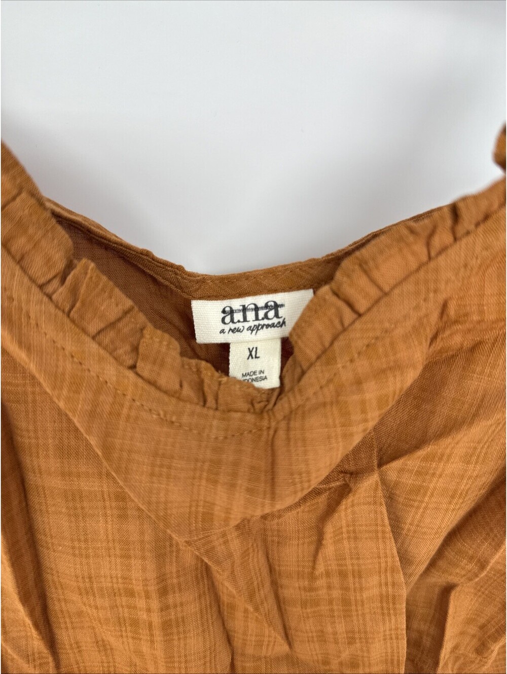 A.N.A sweetheart Neck Sleeveless Tank Top size XL copper color - Picture 3 of 4